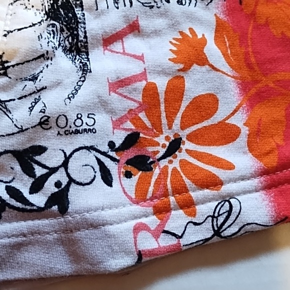 Graphic Print Zip-Up Top - Picture 6 of 12